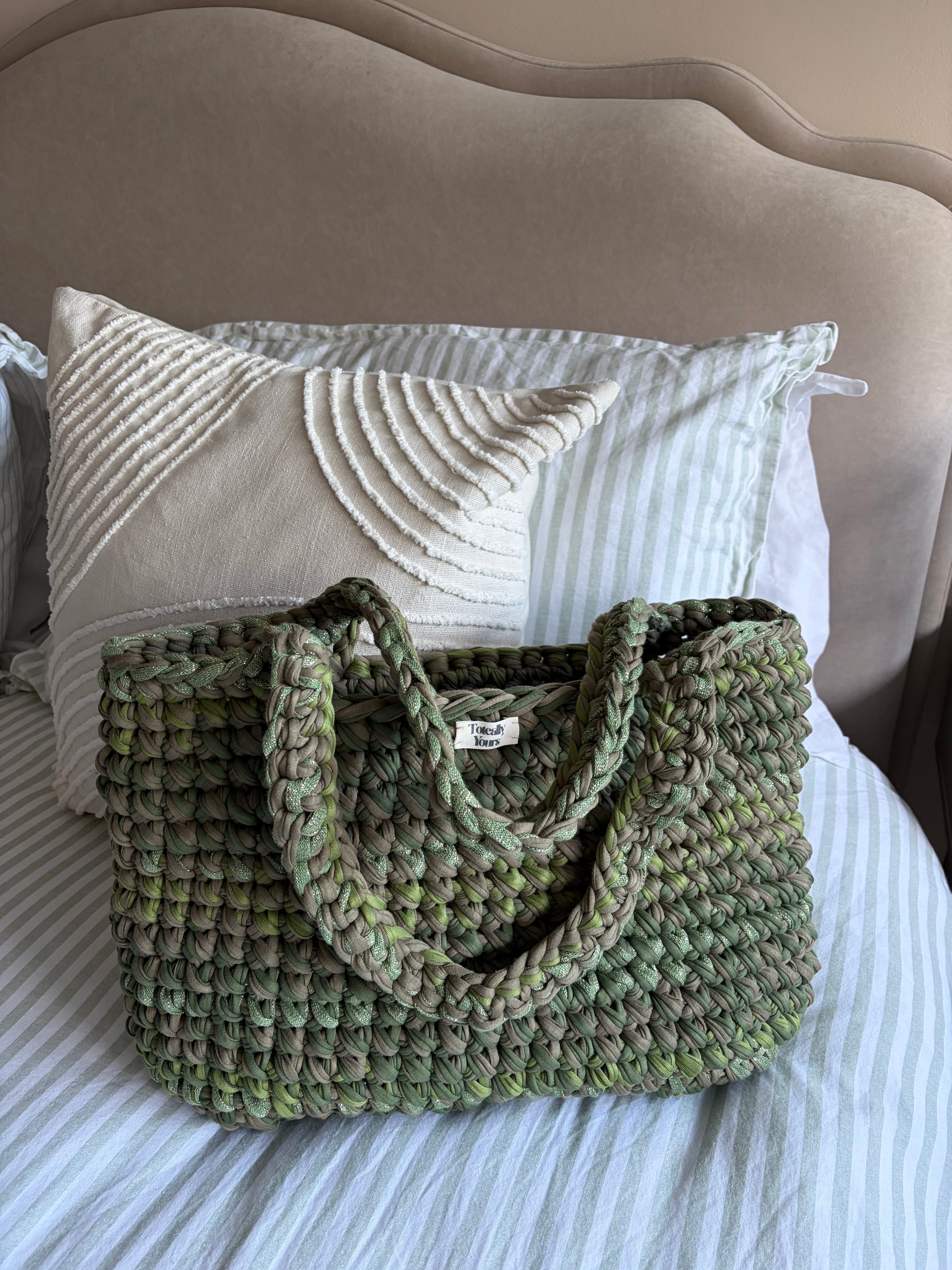 Olive Beach Bag