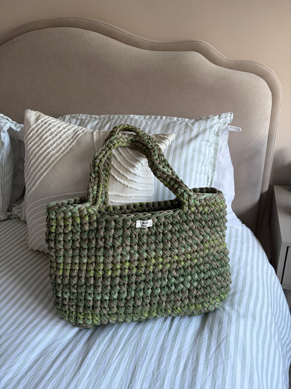 Olive Beach Bag