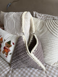 Taupe Triangle Tote