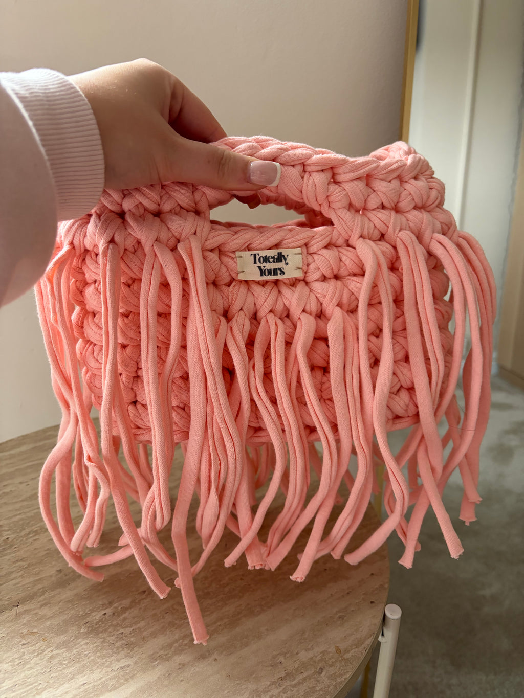Peachy Keen Tassel Bag