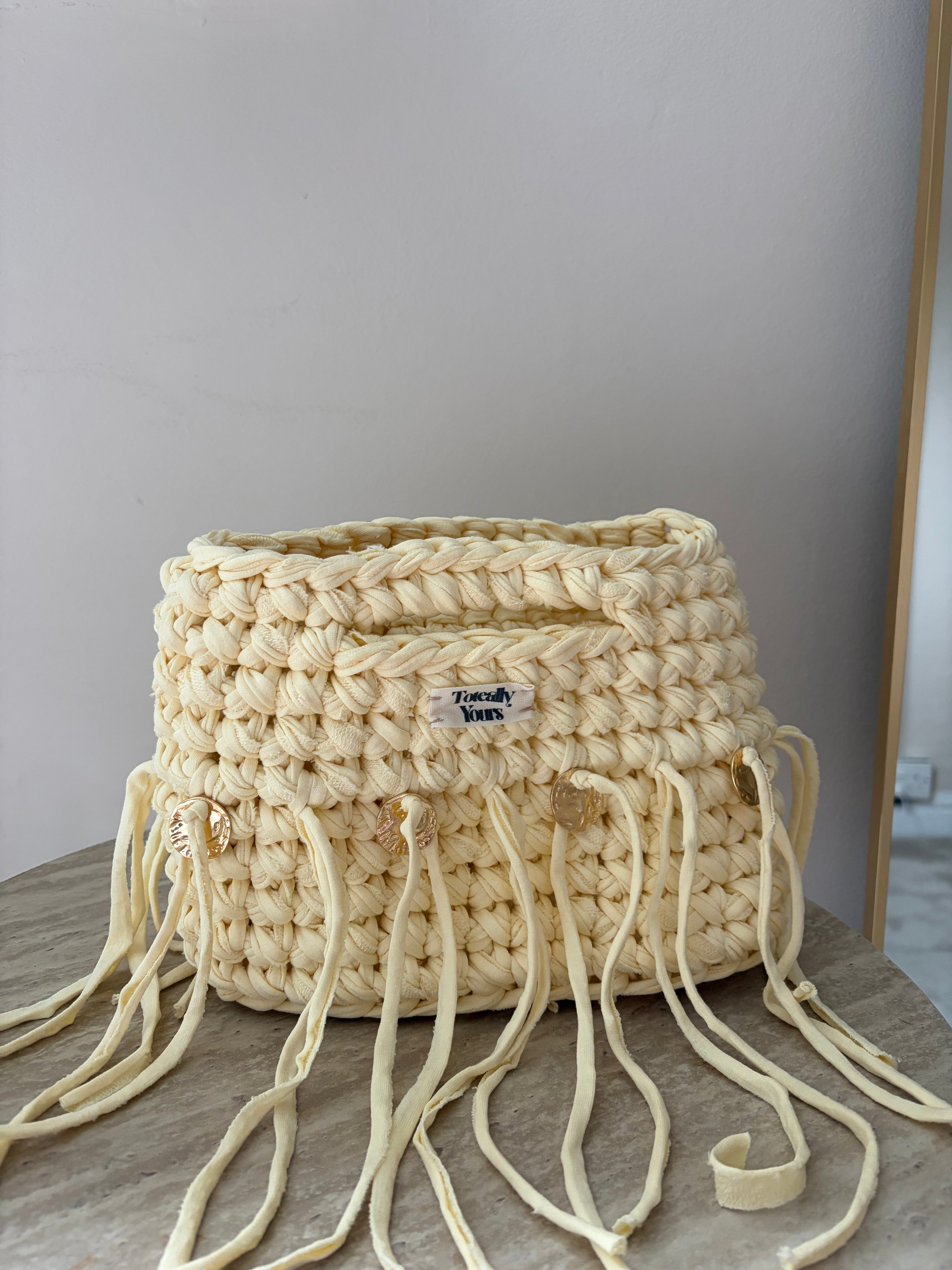 Lemon Sorbet Bucket Bag